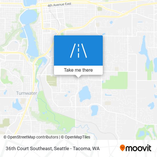 36th Court Southeast map