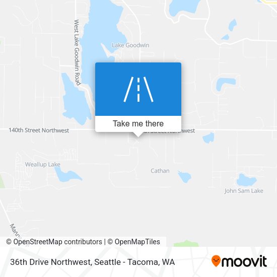 Mapa de 36th Drive Northwest