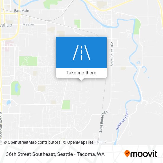36th Street Southeast map