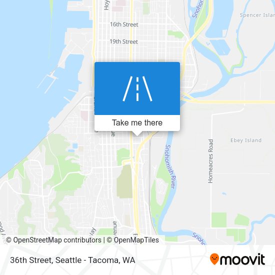 Mapa de 36th Street