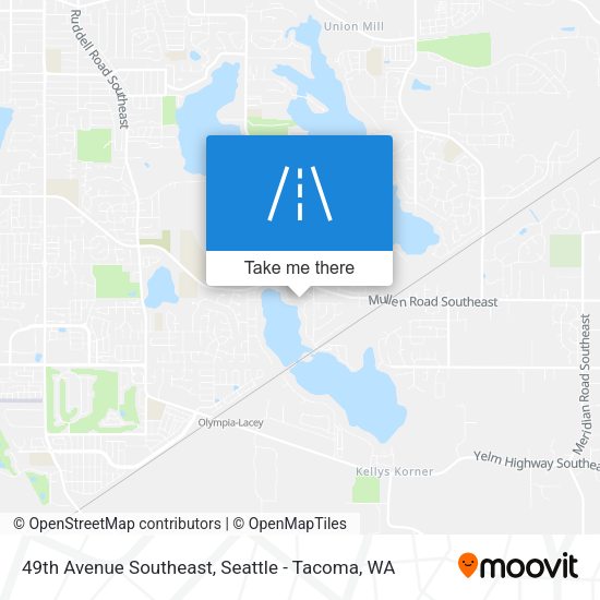 49th Avenue Southeast map