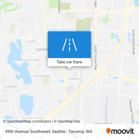 Mapa de 49th Avenue Southwest