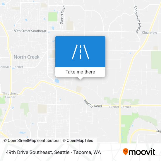 49th Drive Southeast map
