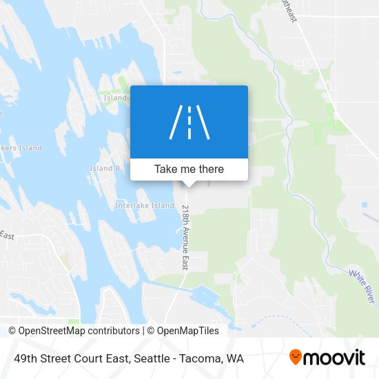 Mapa de 49th Street Court East