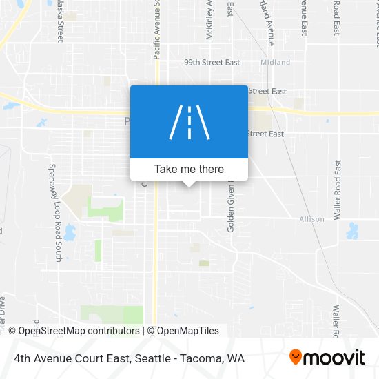 4th Avenue Court East map
