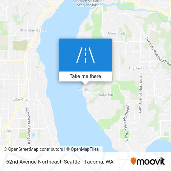62nd Avenue Northeast map