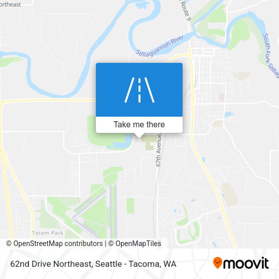 62nd Drive Northeast map