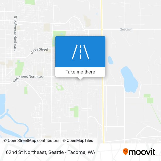62nd St Northeast map