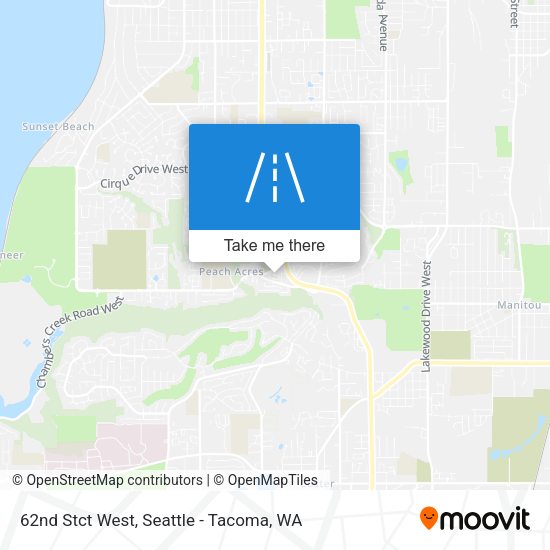 62nd Stct West map
