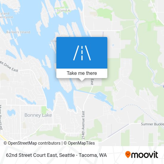 Mapa de 62nd Street Court East