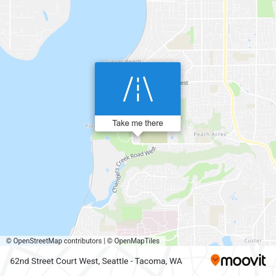 Mapa de 62nd Street Court West