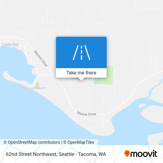 Mapa de 62nd Street Northwest
