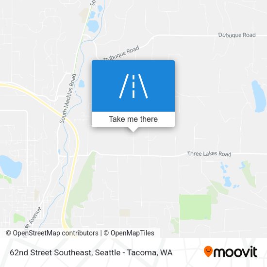 62nd Street Southeast map