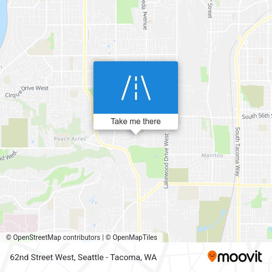 62nd Street West map
