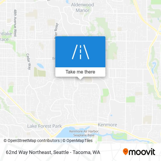 62nd Way Northeast map