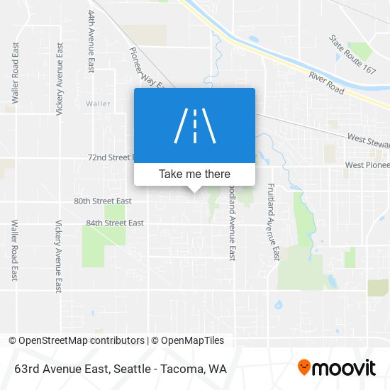 63rd Avenue East map