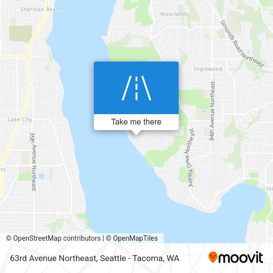 63rd Avenue Northeast map