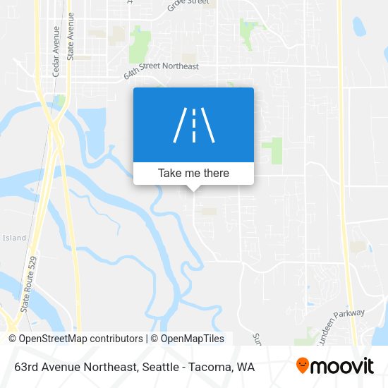 Mapa de 63rd Avenue Northeast