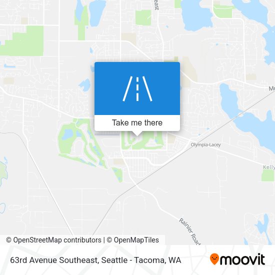 63rd Avenue Southeast map