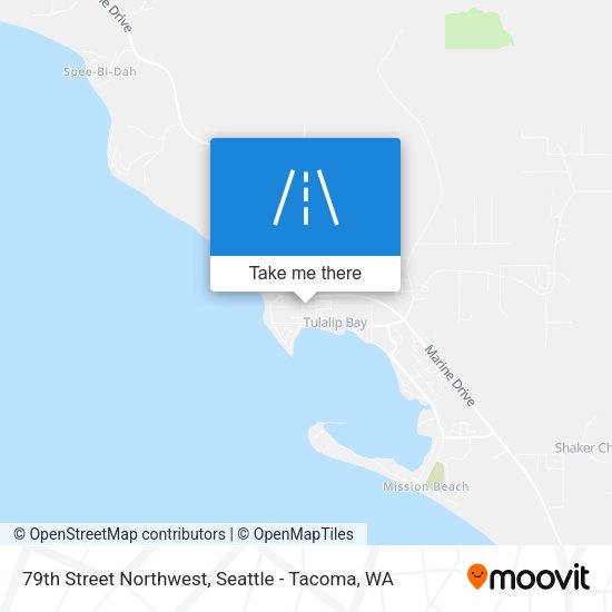79th Street Northwest map