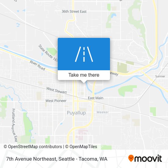 7th Avenue Northeast map