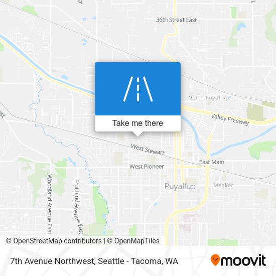 7th Avenue Northwest map