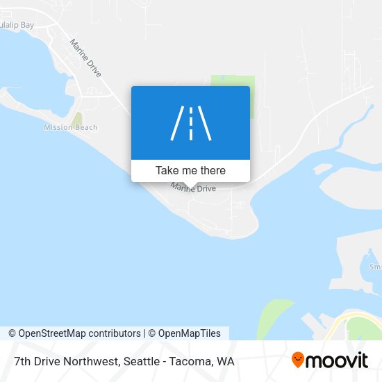 7th Drive Northwest map