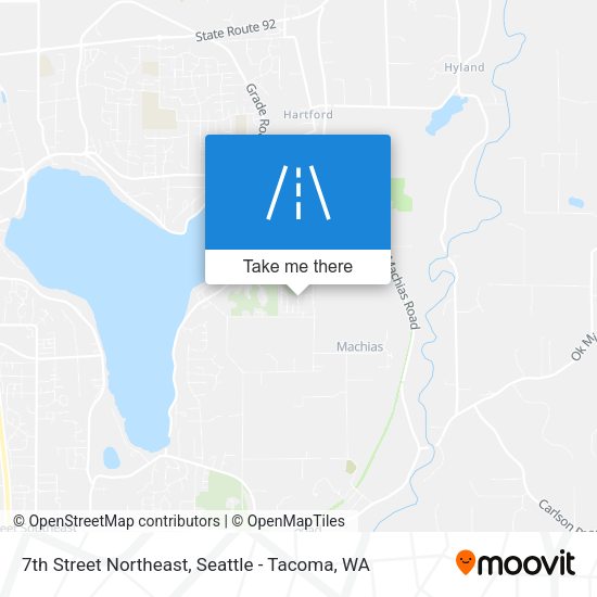7th Street Northeast map