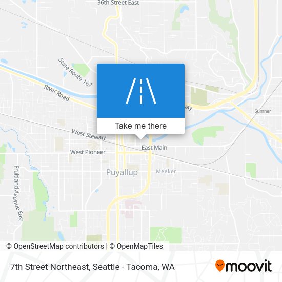 7th Street Northeast map