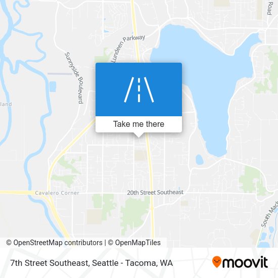 7th Street Southeast map