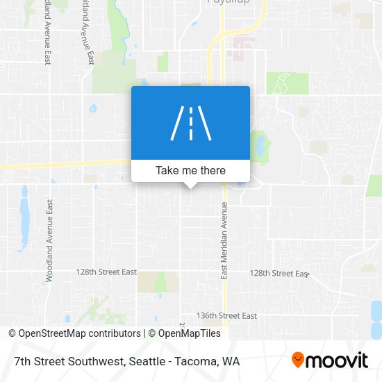 7th Street Southwest map