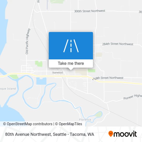 Mapa de 80th Avenue Northwest