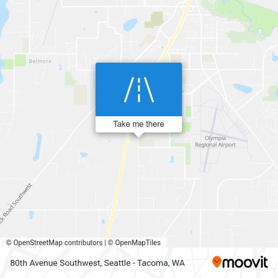 Mapa de 80th Avenue Southwest