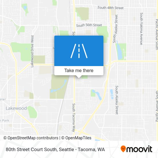 Mapa de 80th Street Court South