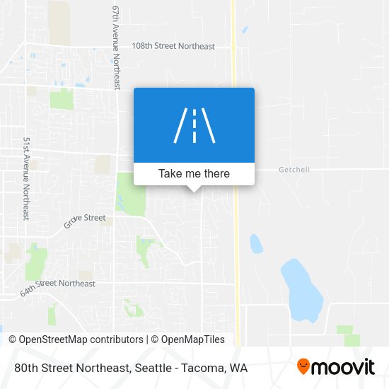 80th Street Northeast map