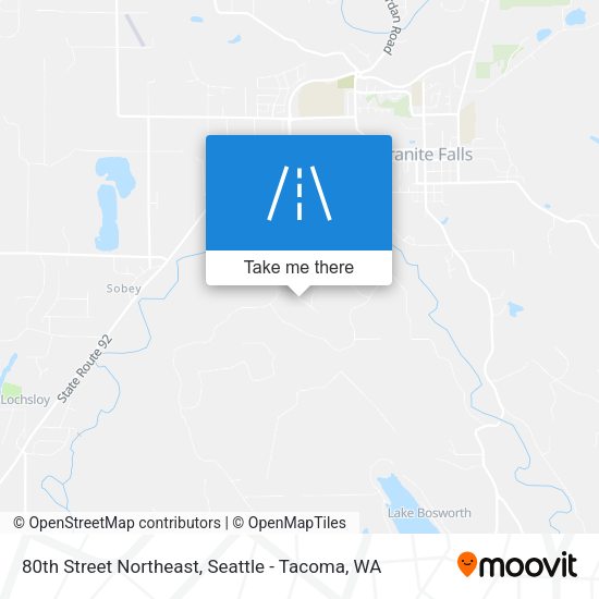 80th Street Northeast map