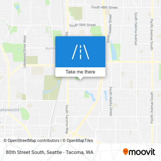 80th Street South map