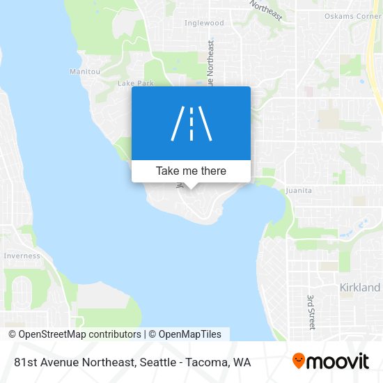 Mapa de 81st Avenue Northeast
