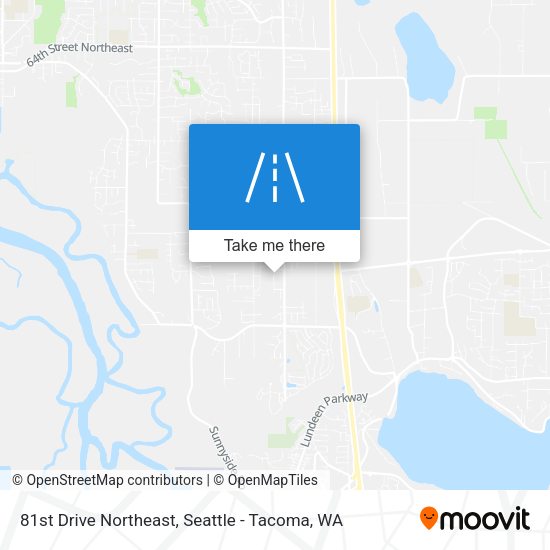Mapa de 81st Drive Northeast