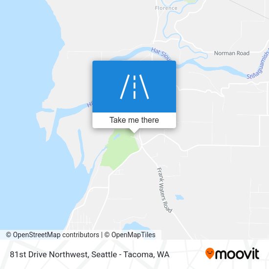 81st Drive Northwest map