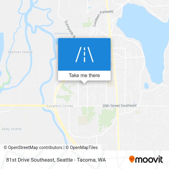Mapa de 81st Drive Southeast