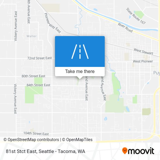 81st Stct East map