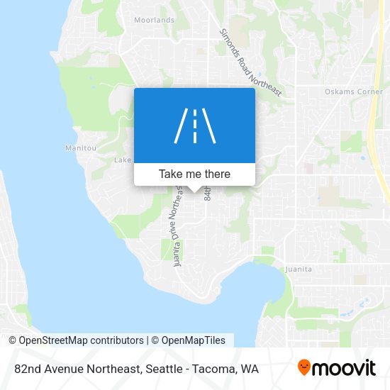 82nd Avenue Northeast map