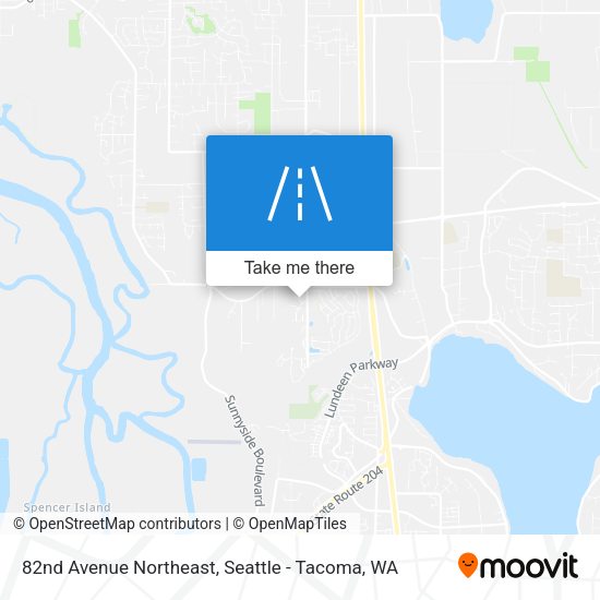 Mapa de 82nd Avenue Northeast