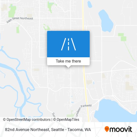 82nd Avenue Northeast map