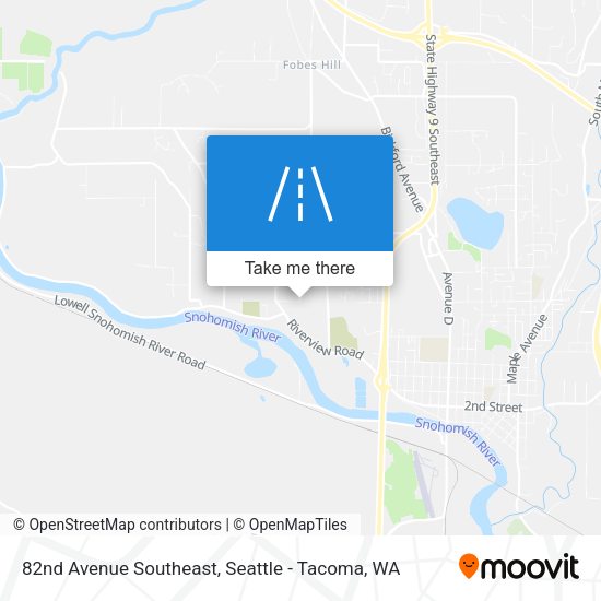 82nd Avenue Southeast map