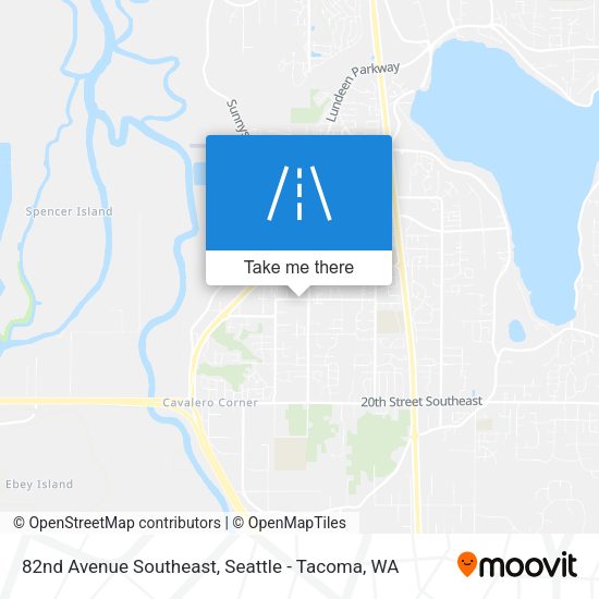 Mapa de 82nd Avenue Southeast