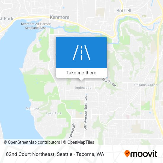 Mapa de 82nd Court Northeast