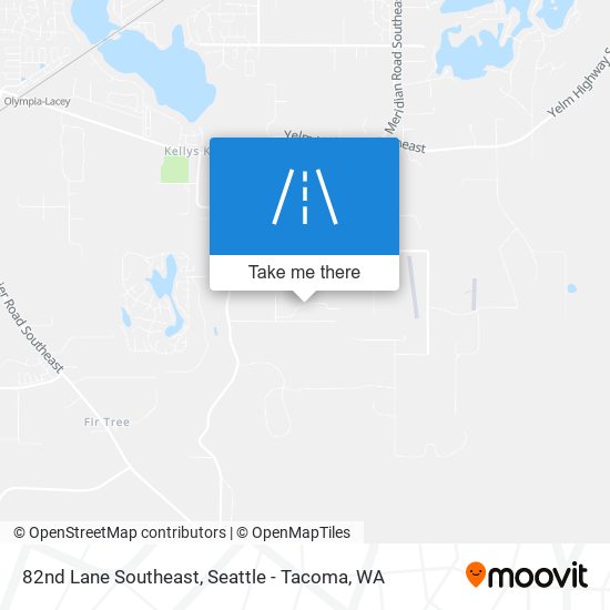 82nd Lane Southeast map