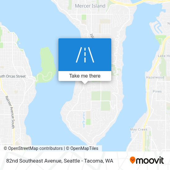 82nd Southeast Avenue map